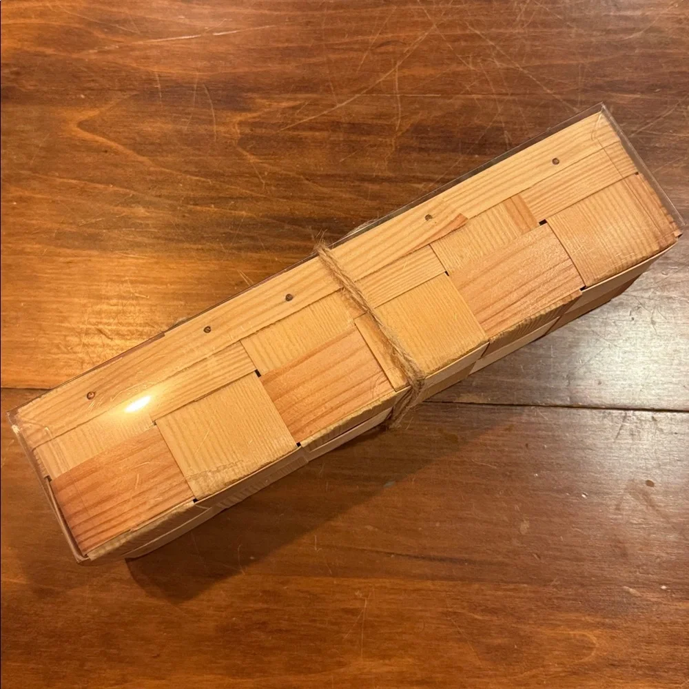 NIB Sur La Table Blown Glass Pumpkin Place Card Holders Set of 4 Hand Decorated